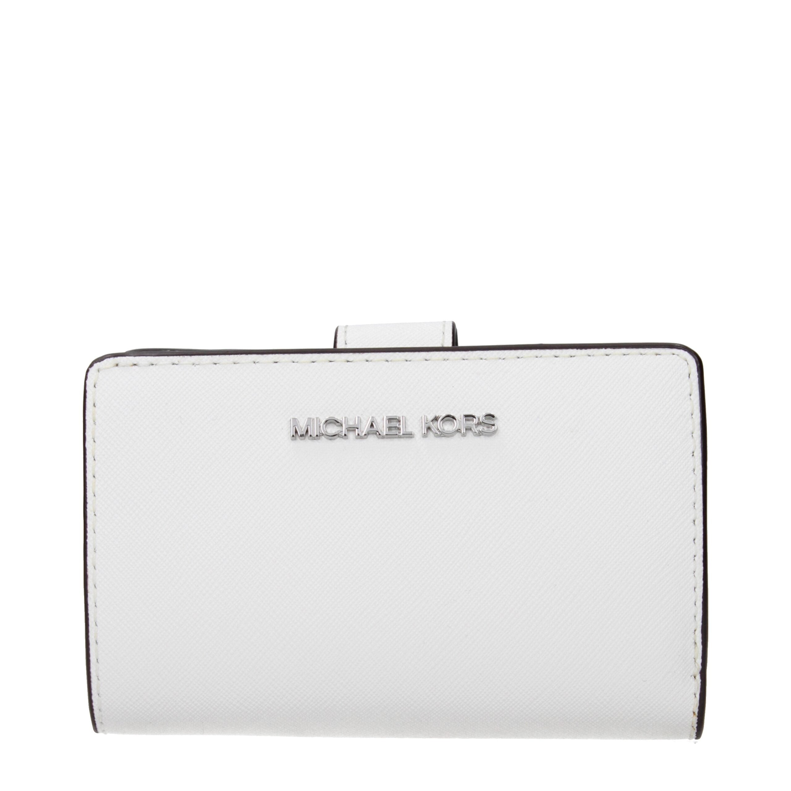 Michael Kors White Leather Wallets
